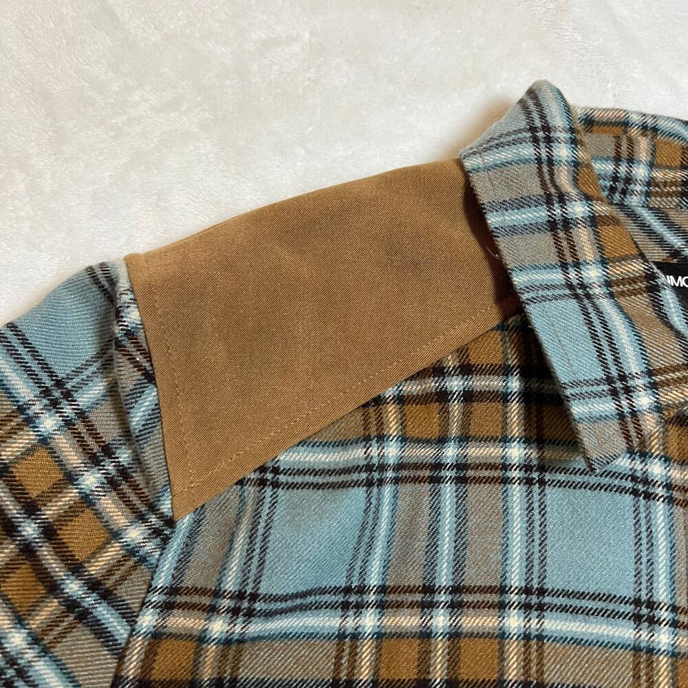 Norton Mcnaughton Petites Western Plaid Flannel Button Up Shirt Jacket Size PL - Picture 5 of 11